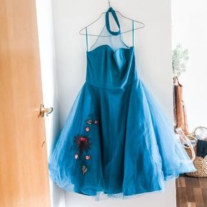 Teal Party Dress